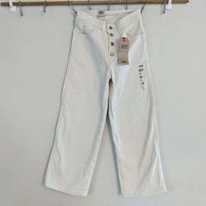 Levi's Mile High Cropped Wide Leg Jeans 24